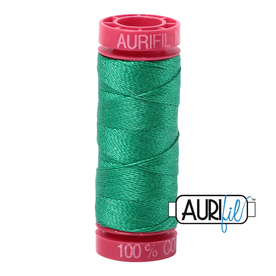 Fil Aurifil - Émeraude 2865 - 12wt