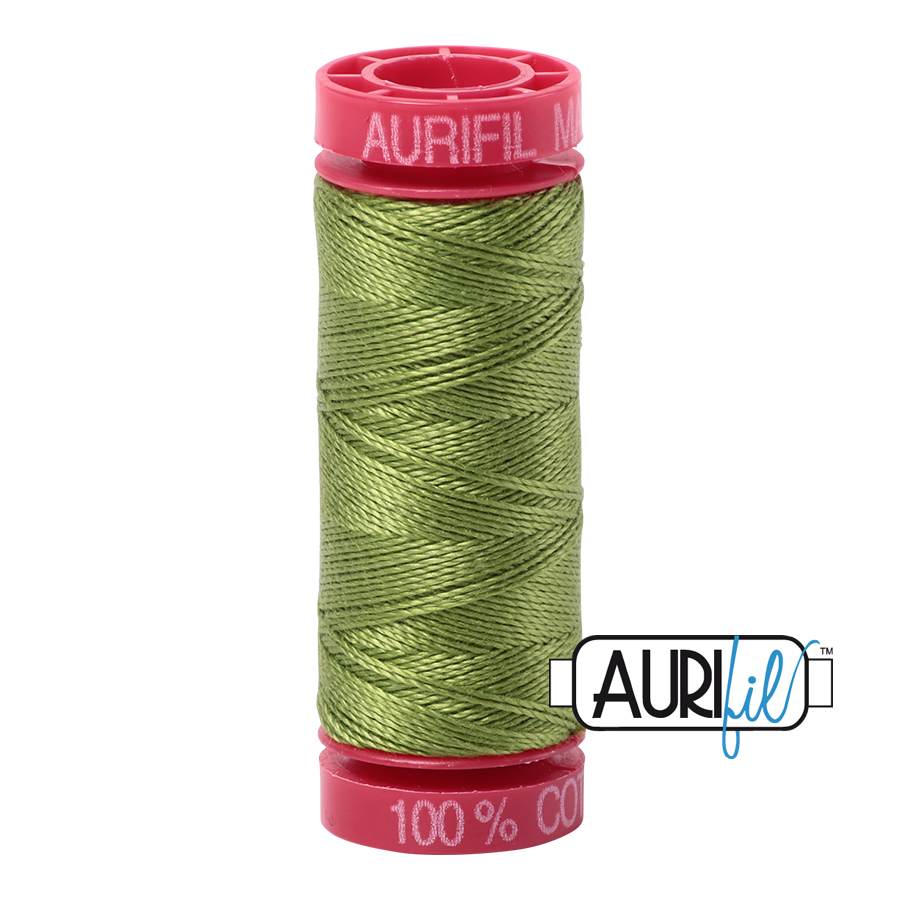 Fil Aurifil – Vert fougère 2888 – 12wt