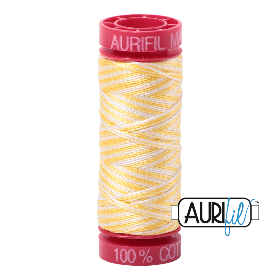 Fil Aurifil - Citron glacé 3910 - 12wt
