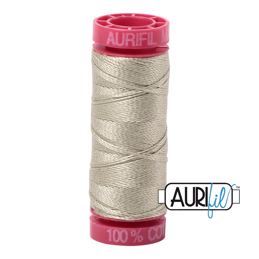 Fil Aurifil – Vert militaire clair 5020 – 12wt