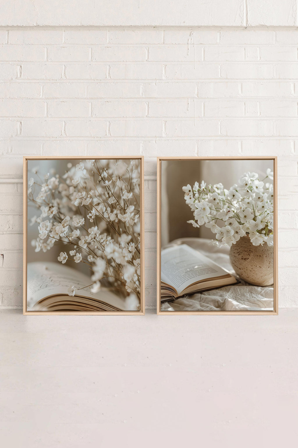 TIMELESS BEAUTY DUO (2 Stretched Canvas Artworks)