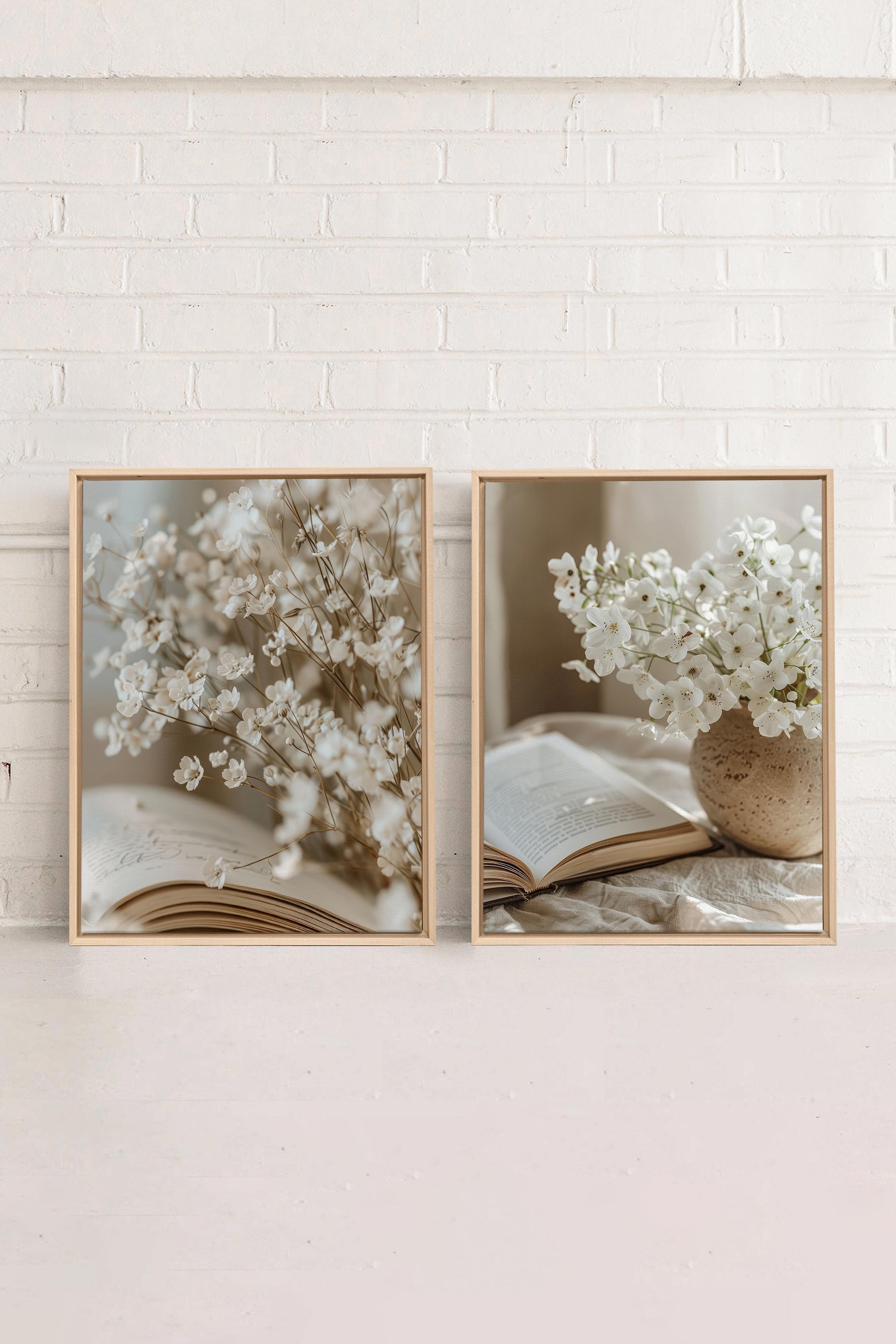 TIMELESS BEAUTY DUO (2 Stretched Canvas Artworks)