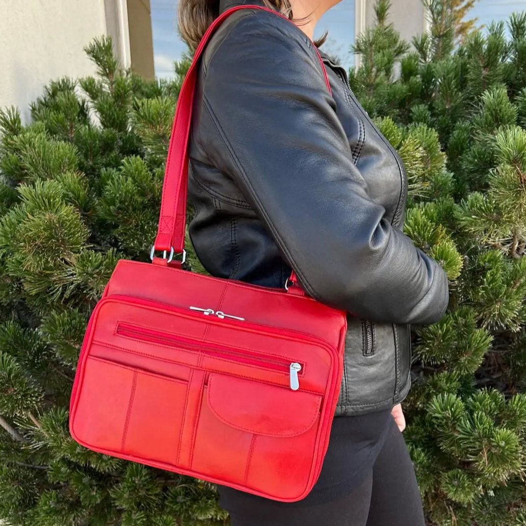 Sac en cuir à 2 poignées BOL