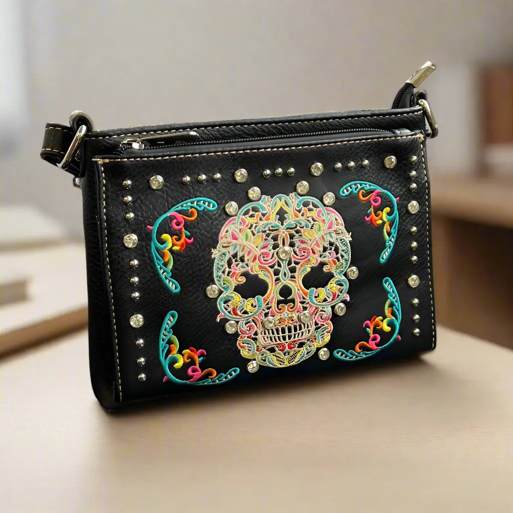 Sac à main bandoulière BOL Sugar Skull en similicuir