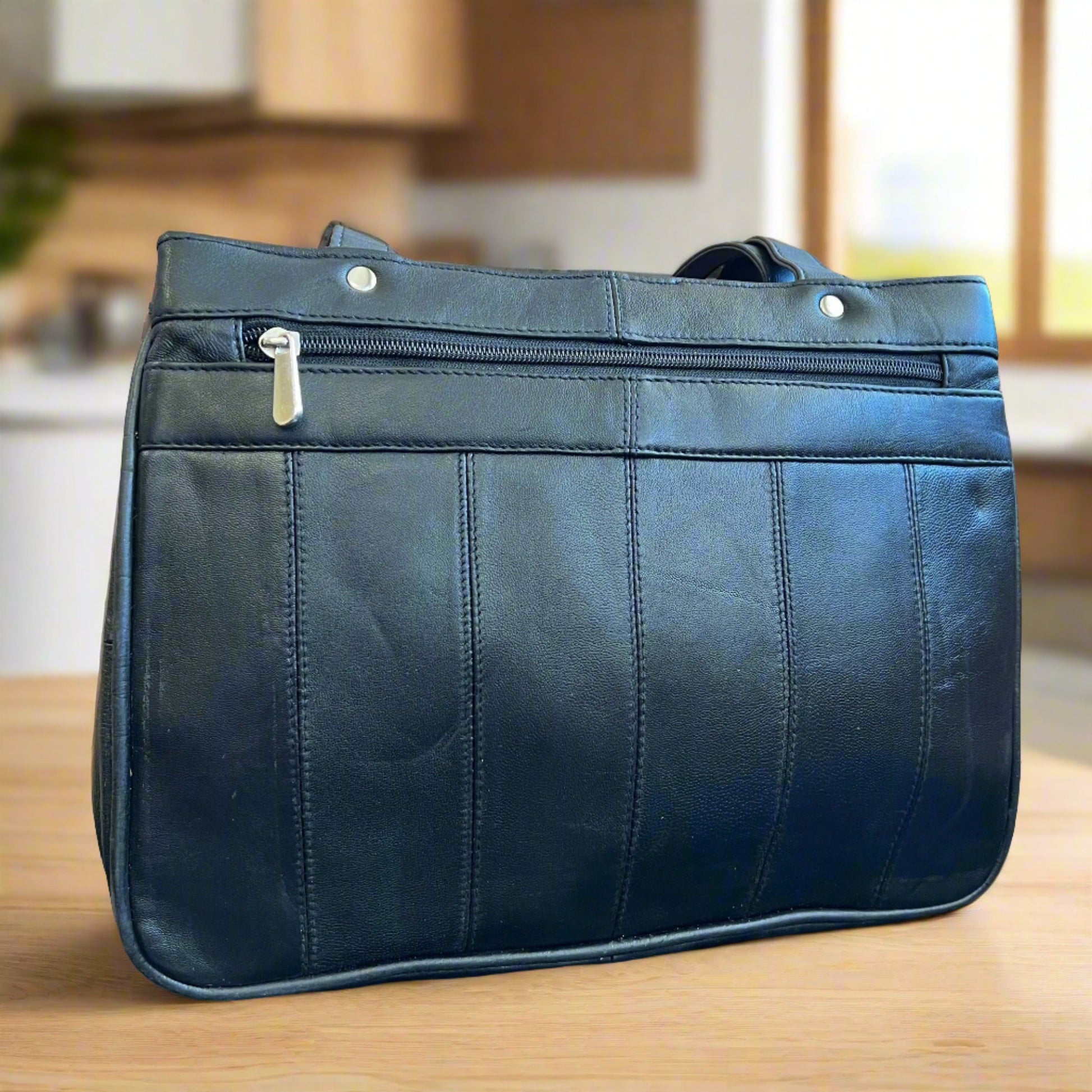 Sac bandoulière en cuir souple pour femme