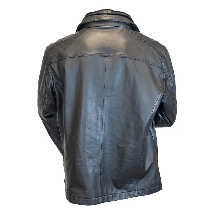 Veste bomber Cardian pour homme en cuir d'agneau BOL