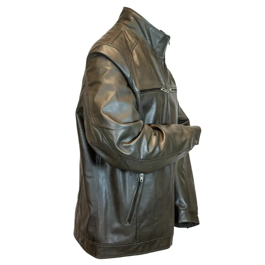 BOL Men's Gen Bomber Lambskin Leather Jacket