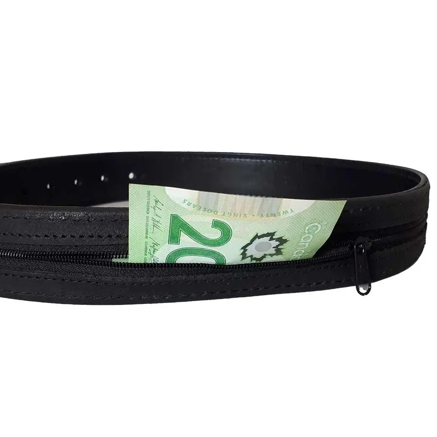 Ceinture porte-billets en cuir pour homme BOL avec boucle amovible 
