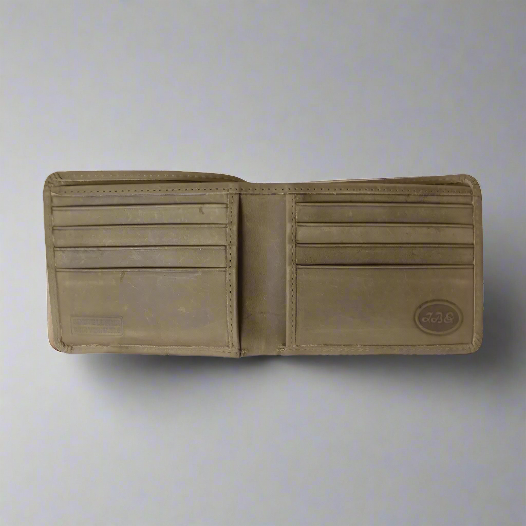 BOL Portefeuille en cuir à rabat fin RFID pour hommes