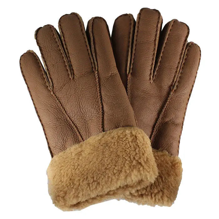Gants en cuir de mouton retourné pour hommes BOL