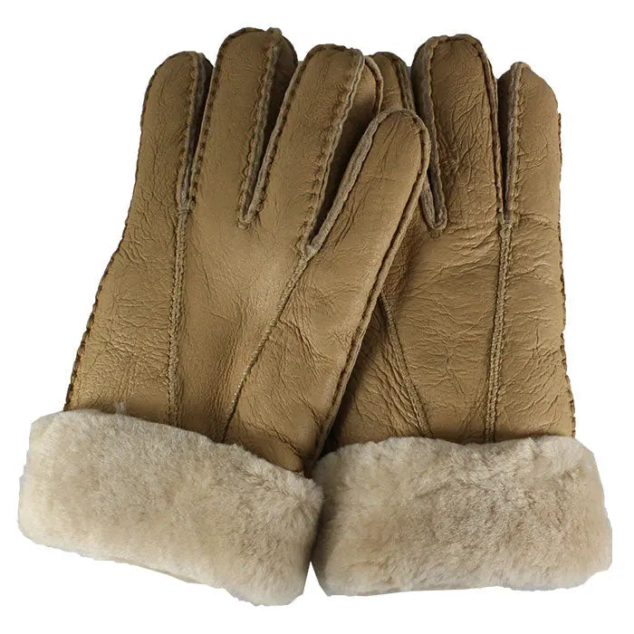 Gants en cuir de mouton retourné pour hommes BOL