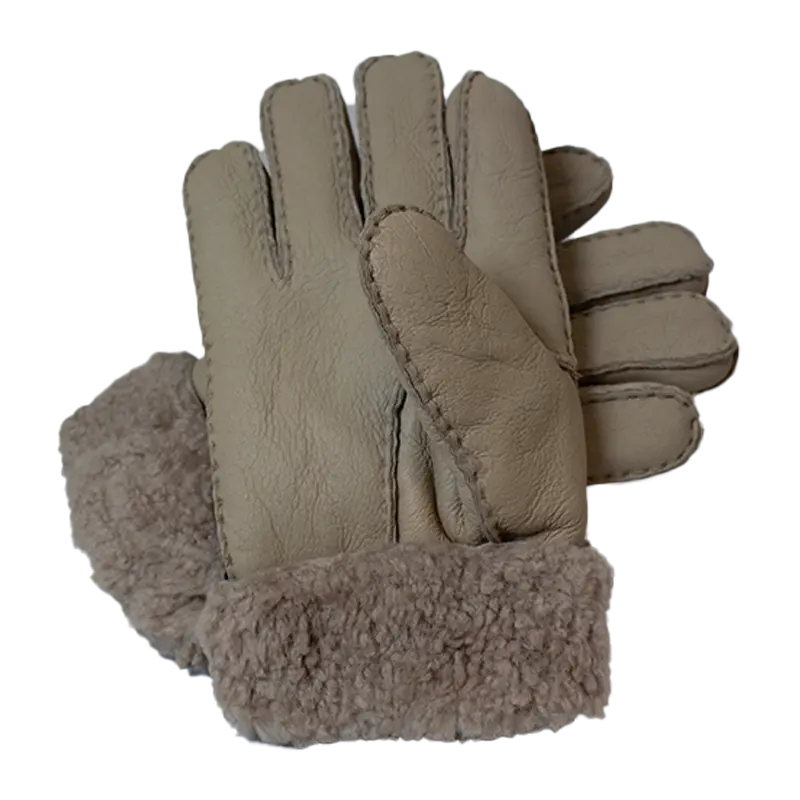 Gants en cuir de mouton retourné pour hommes BOL