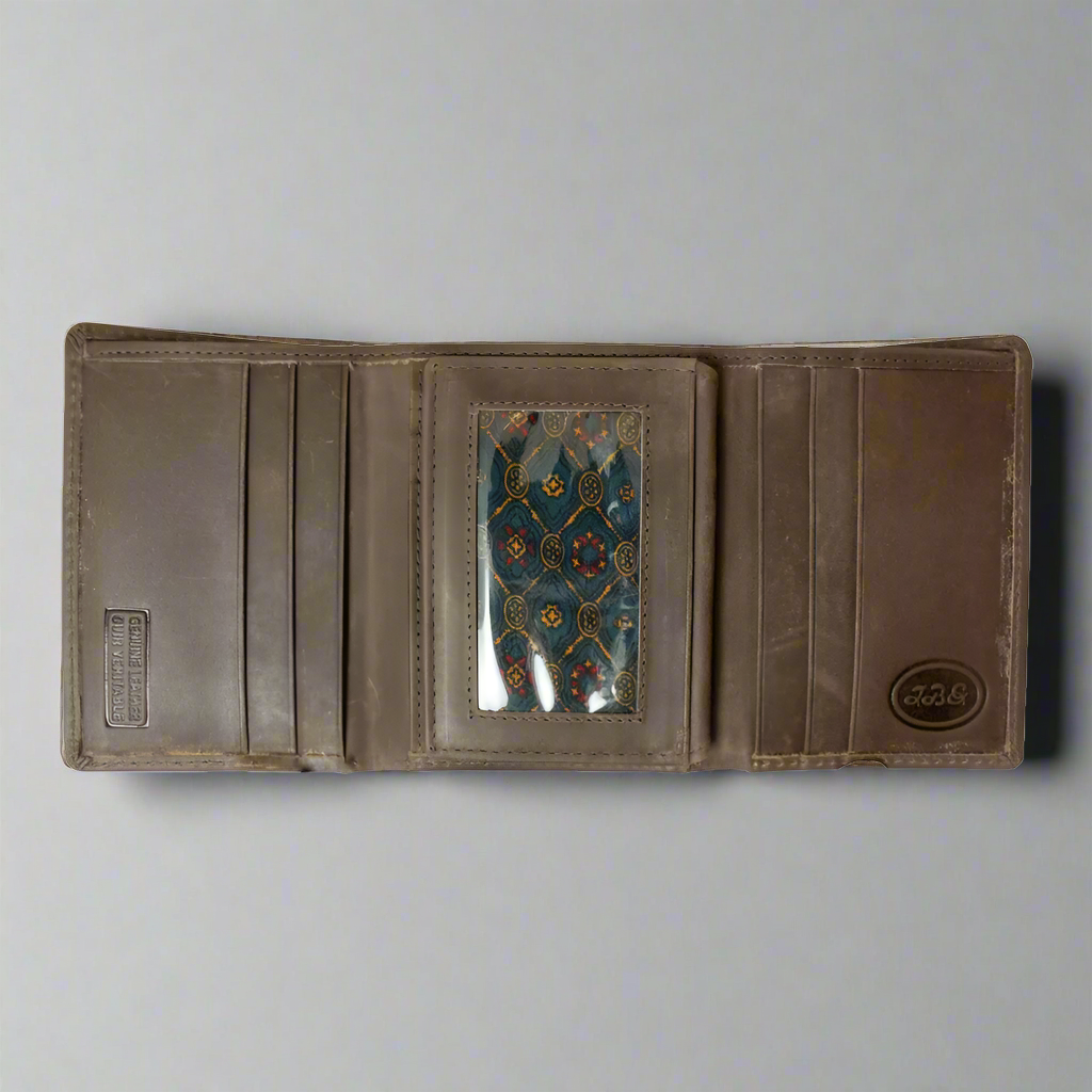 Portefeuille à rabat en cuir pour homme BOL