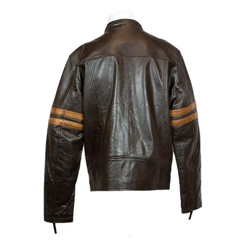BOL Men's Zip up Lamb Leather Jacket