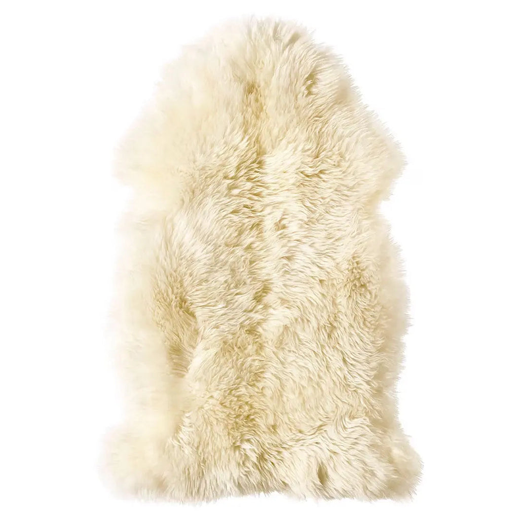 Tapis en peau de mouton blanche BOL