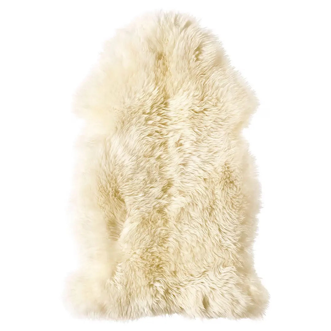 Tapis en peau de mouton blanche BOL