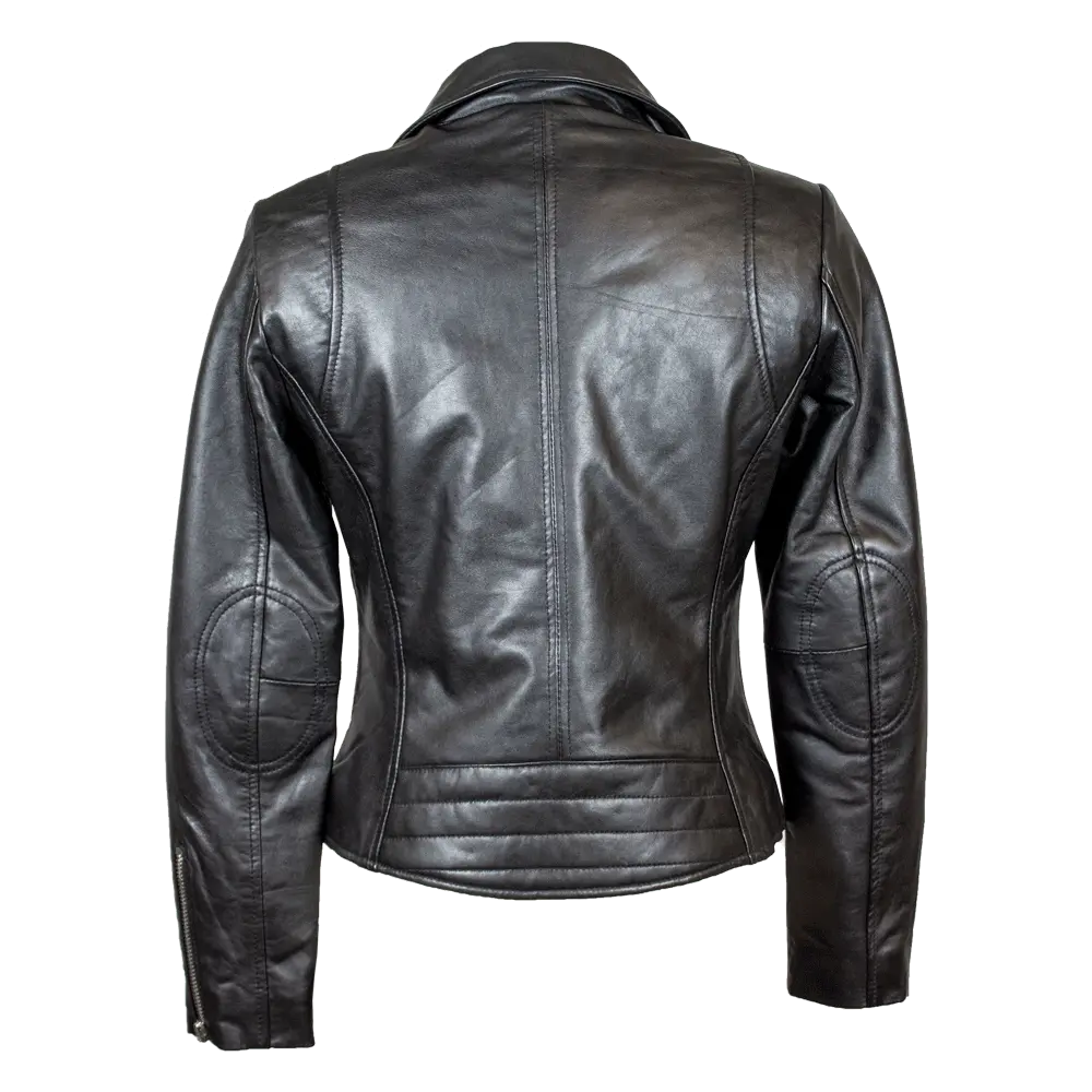 BOL Women's Biker Style Leather Jacket