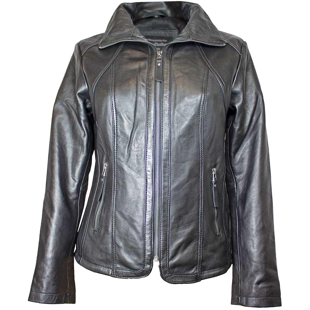 Veste en cuir Grace pour femme de BOL