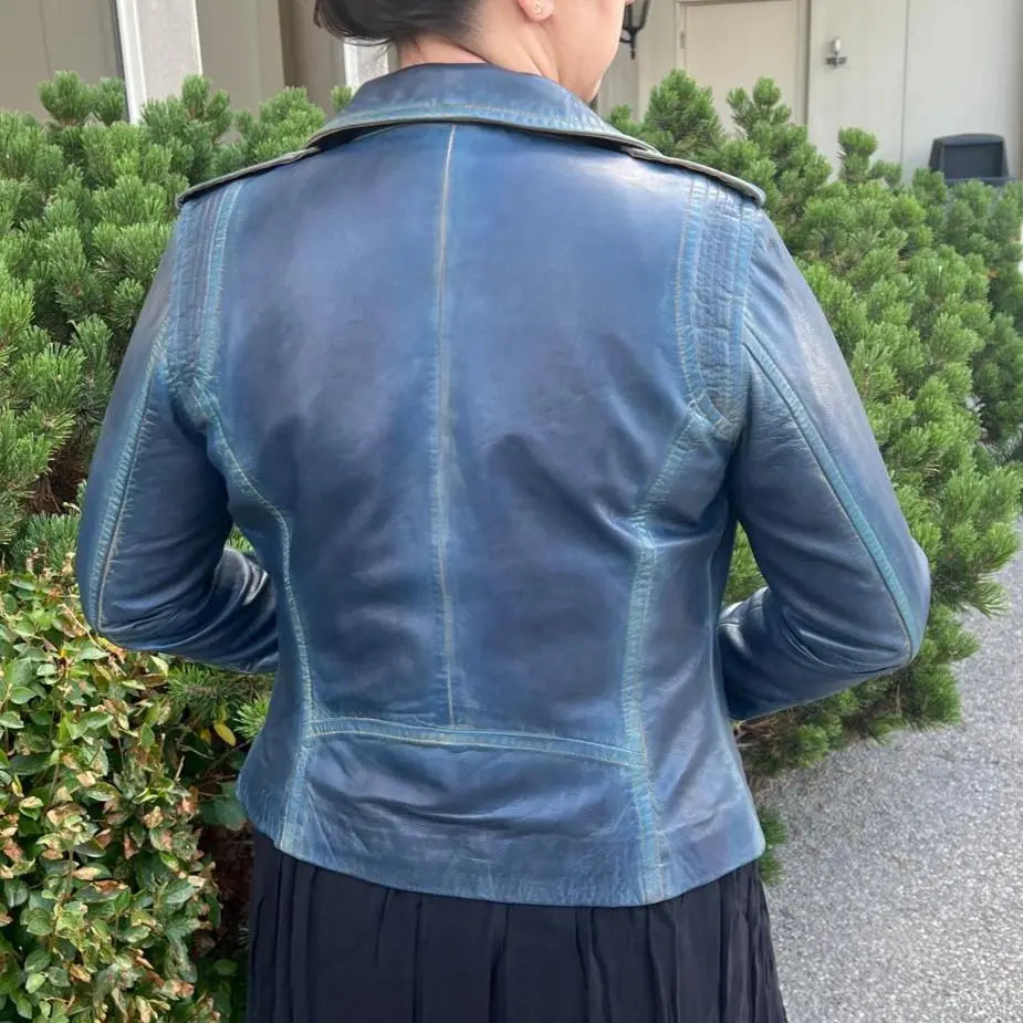 Veste en cuir d'agneau Marya pour femme de BOL