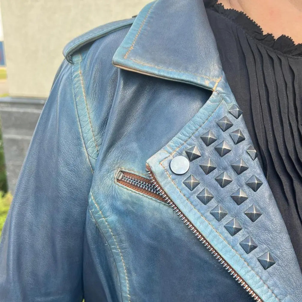 Veste en cuir d'agneau Marya pour femme de BOL
