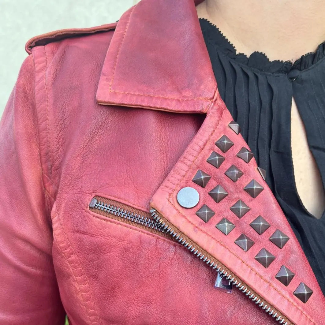 Veste en cuir d'agneau Marya pour femme de BOL