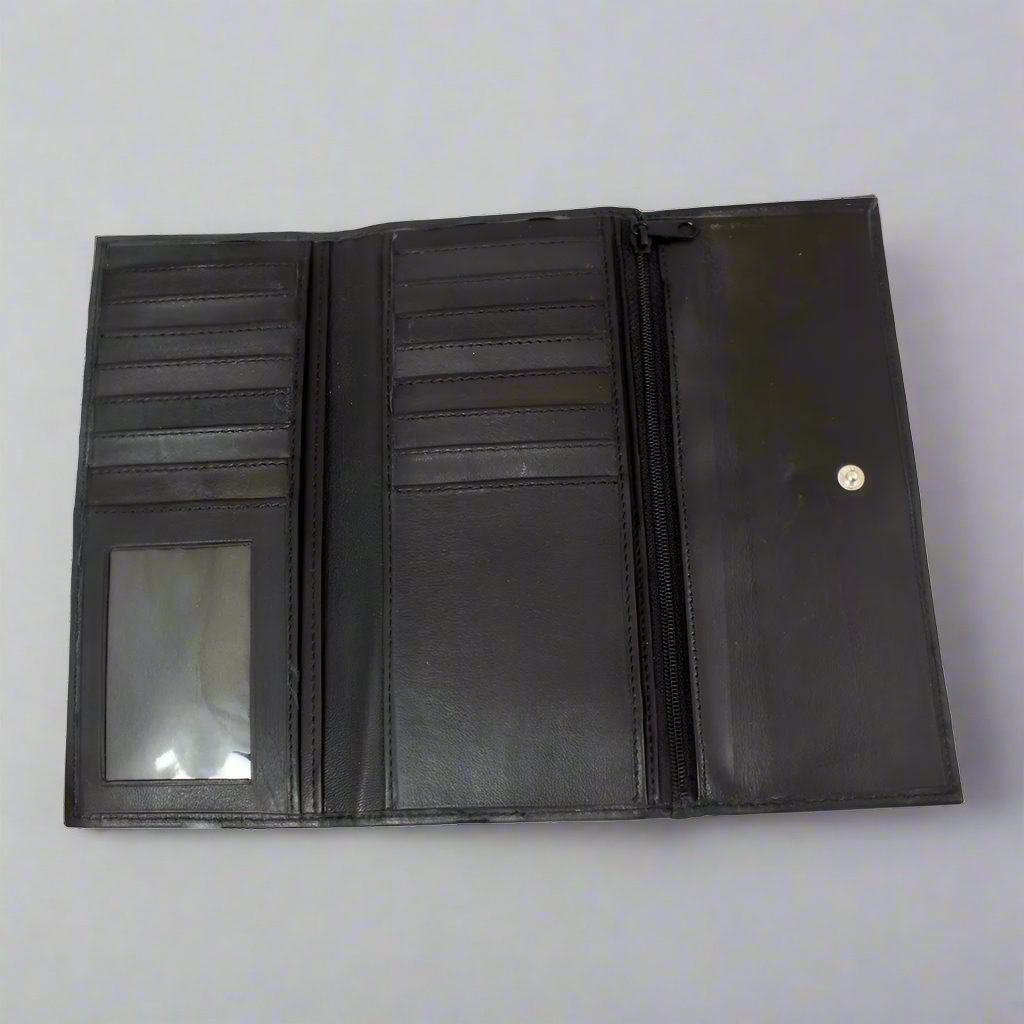 Portefeuille en cuir RFID pour femme BOL à trois volets