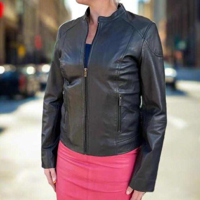 BOL Women's Vintage Texas Leather Jacket