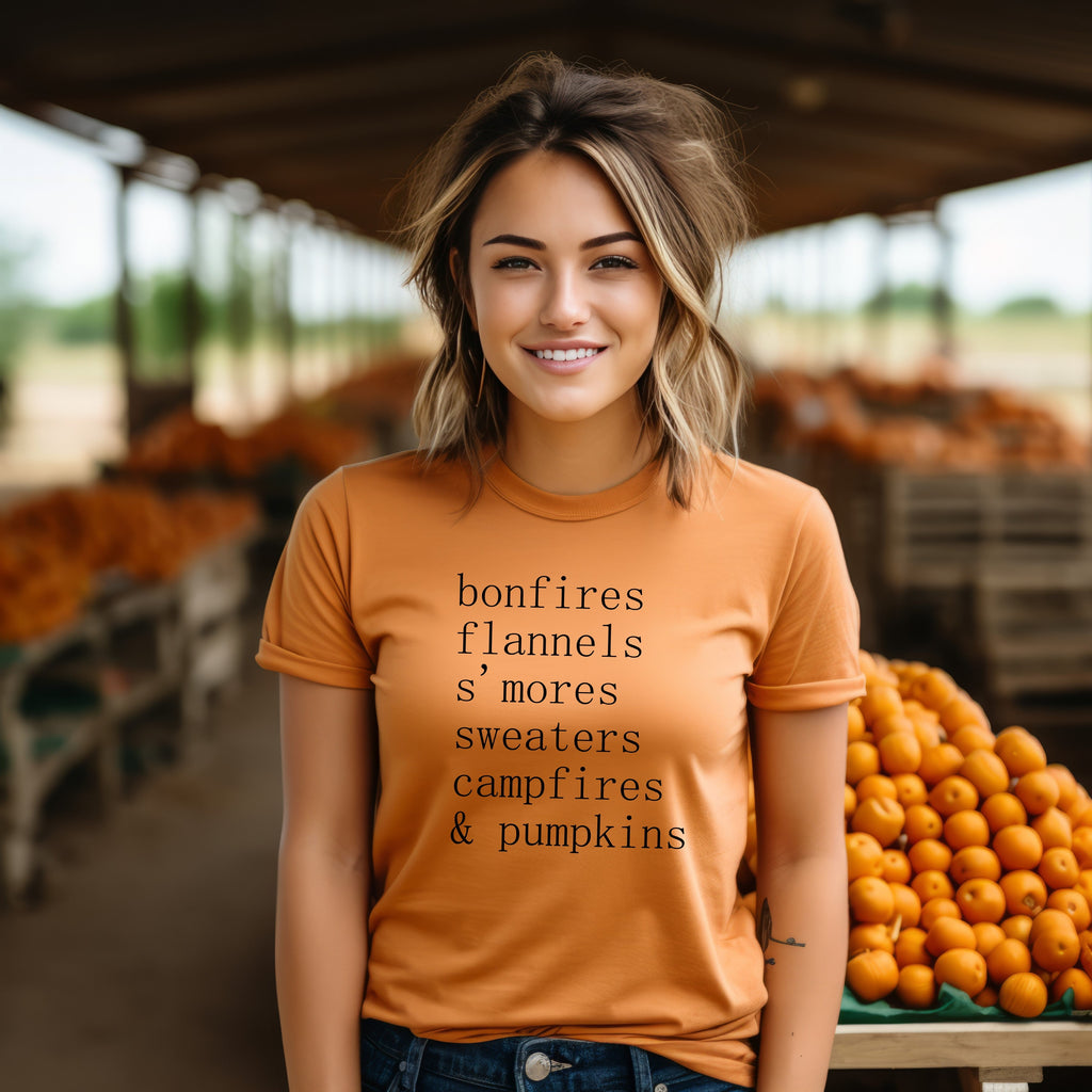 T-shirt Feux de joie + Flanelle