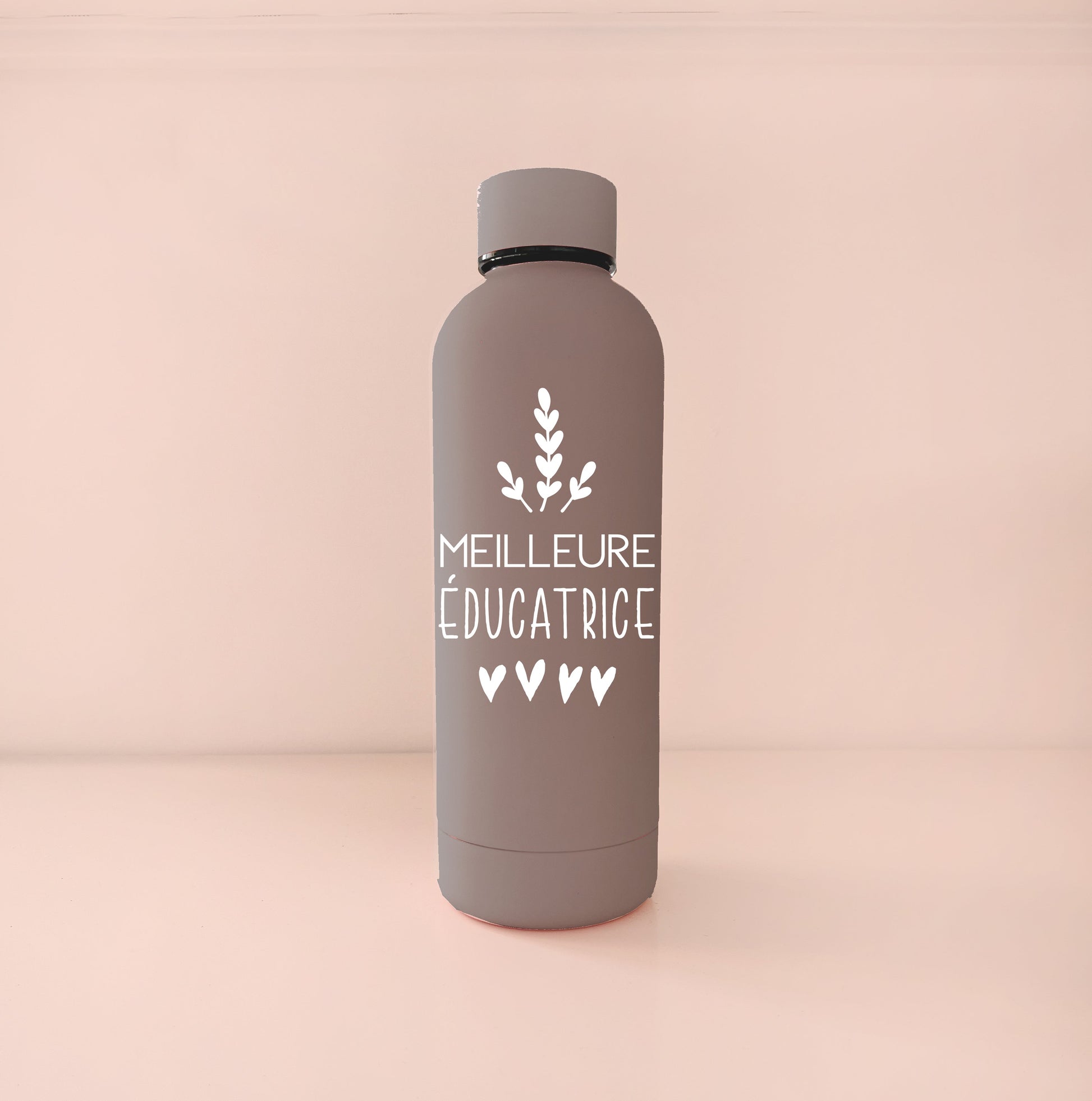 17oz Insulated Bottle - Best Educator Coffee White