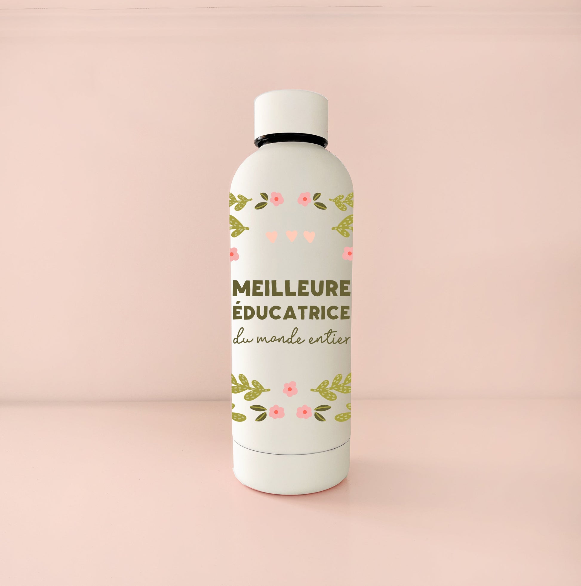 Bouteille isotherme de 500 ml - Crème du meilleur éducateur au monde