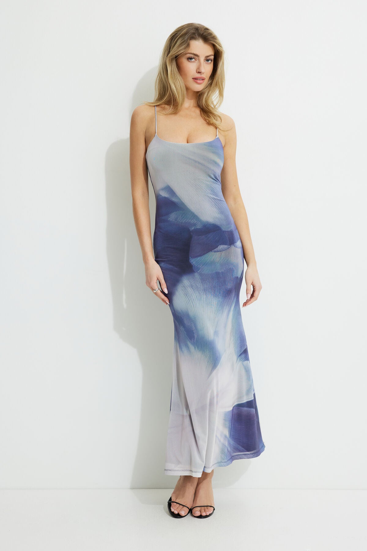 Robe longue échancrée Simona