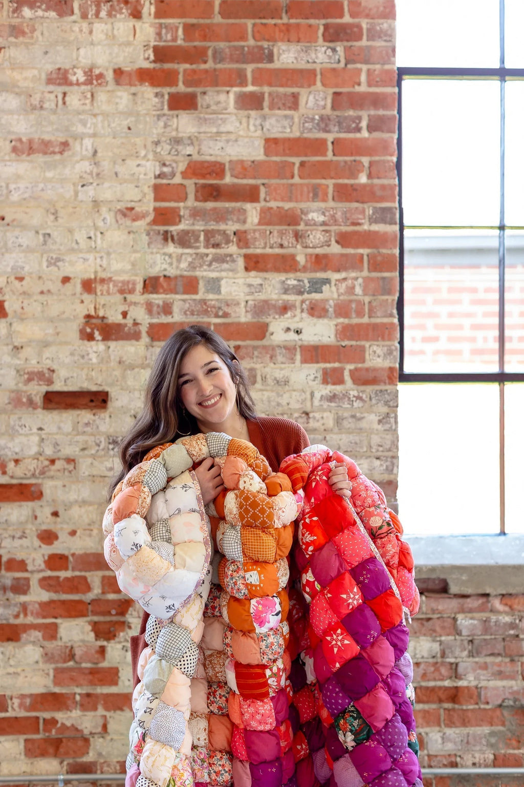 Ombre Puff Quilt Kit - Tea Towel Version