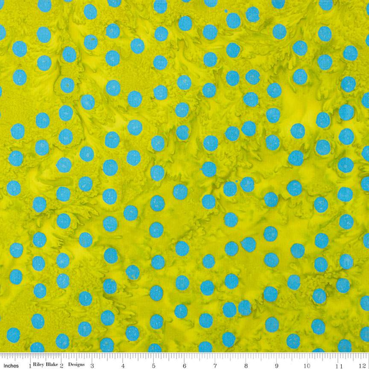 Riley Blake - Expression Batiks - Elemental -  Polka Pop - Green Apple