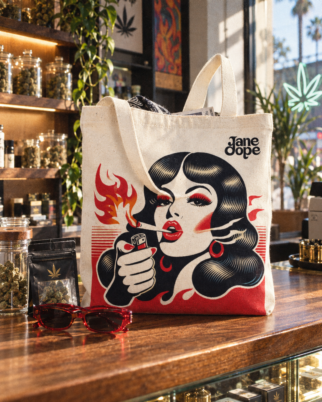 Beauty Who Burns Tote Bag