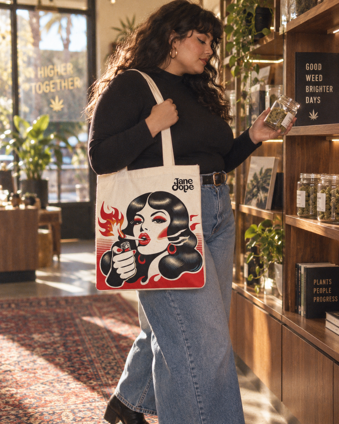Beauty Who Burns Tote Bag