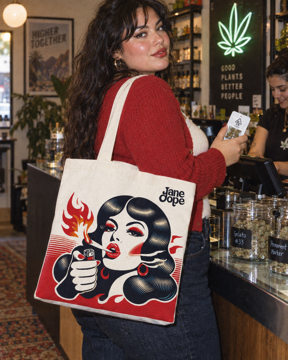 Beauty Who Burns Tote Bag