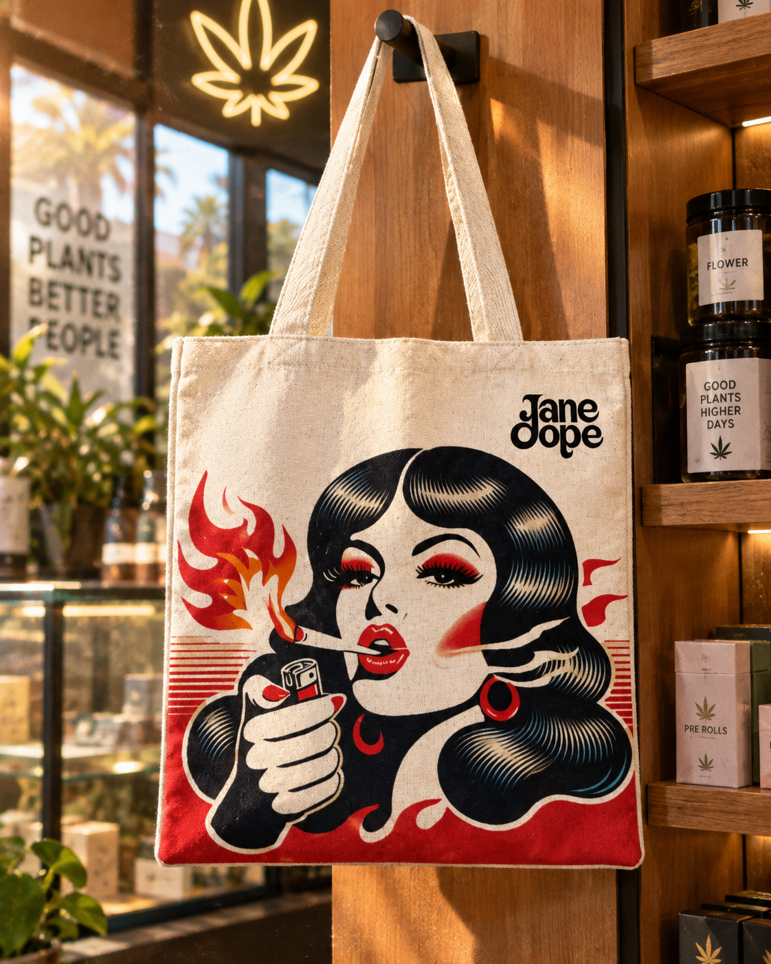 Beauty Who Burns Tote Bag
