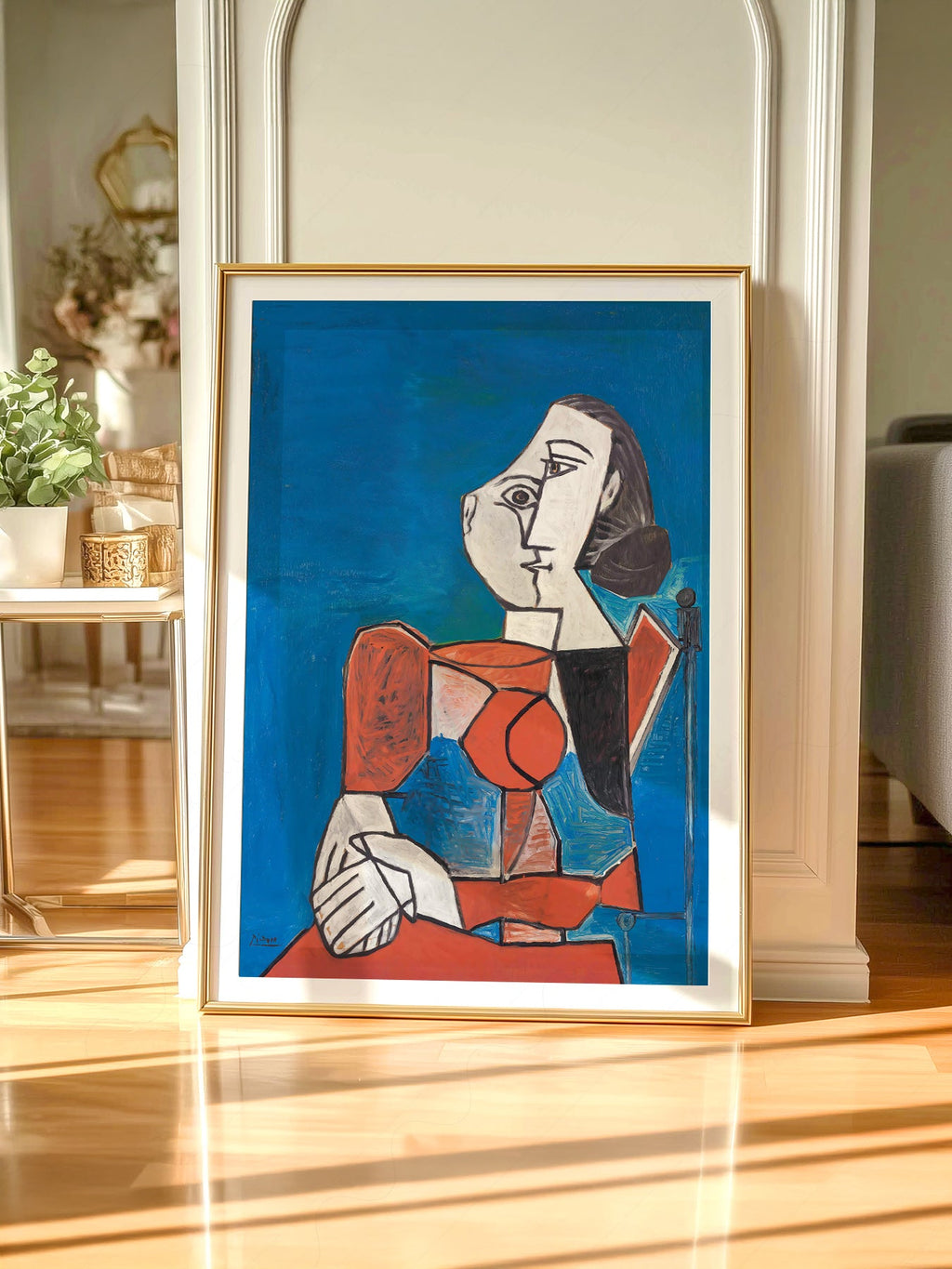 Pablo Picasso Femme Seated Woman Art Print – Cubist Wall Art Poster
