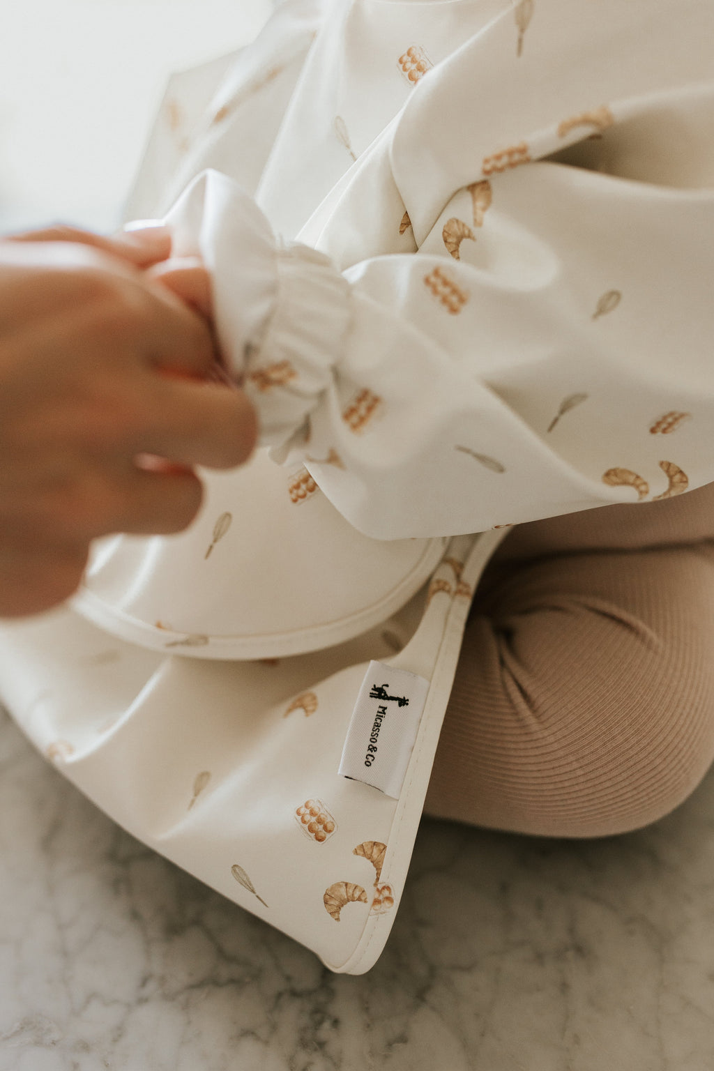 Long Sleeve Bib with Integrated Pocket