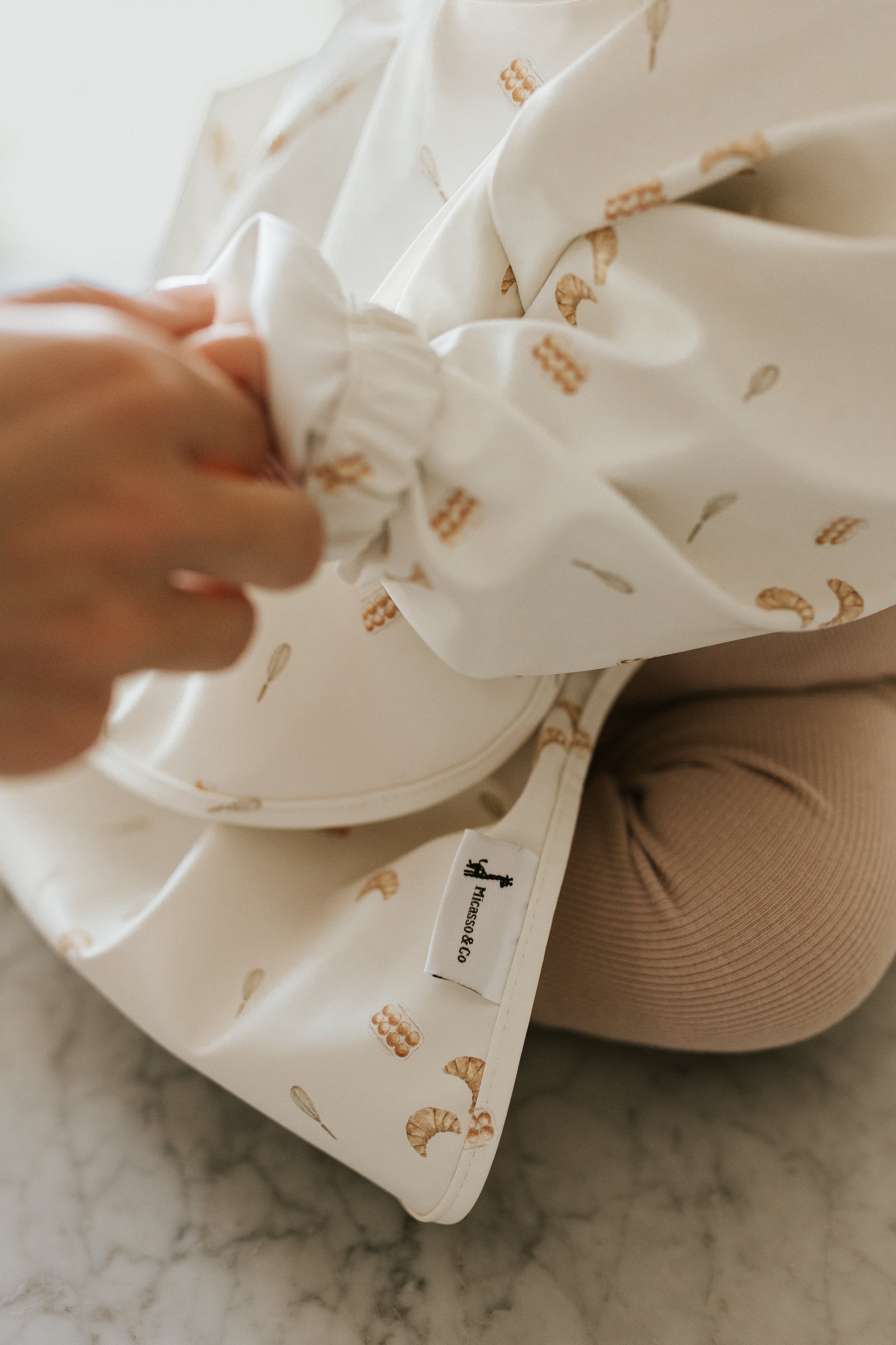 Long Sleeve Bib with Integrated Pocket