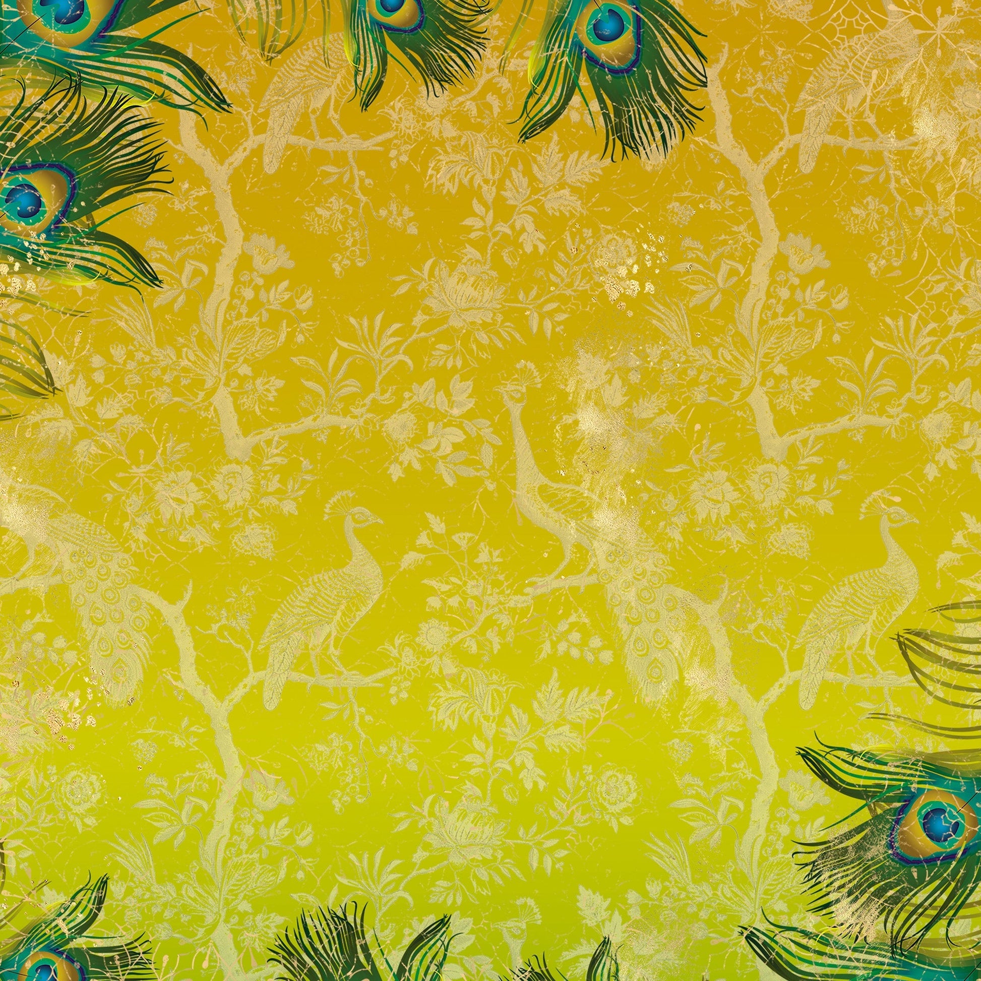 Graceful Plumes Paper Pad 6”x6”