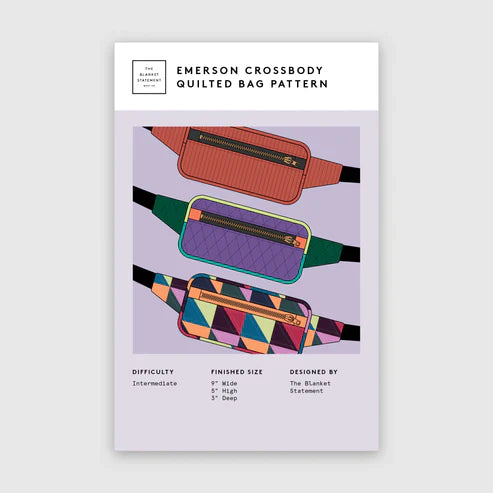 Patron de sac bandoulière Emerson par The Blanket Statement