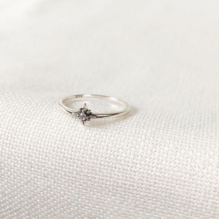 ESTRELLA | Bague en argent sterling 925 et zircon