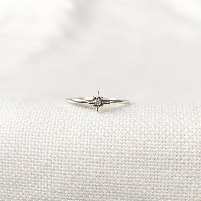 ESTRELLA | Bague en argent sterling 925 et zircon