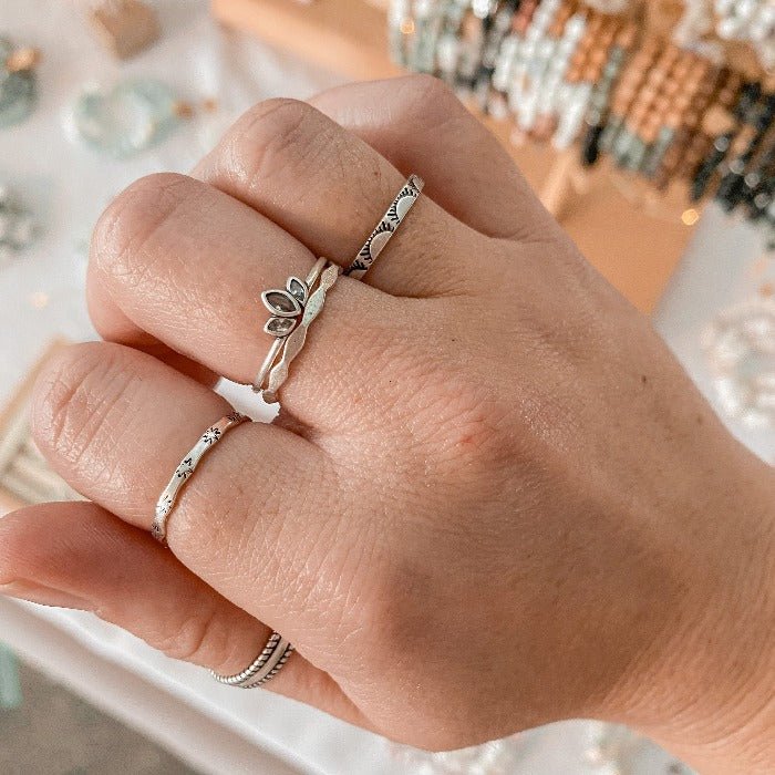 ONDE | Bague en argent sterling 925