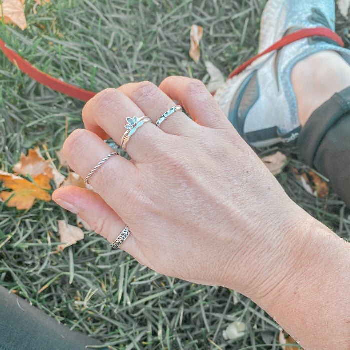 ONDE | Bague en argent sterling 925