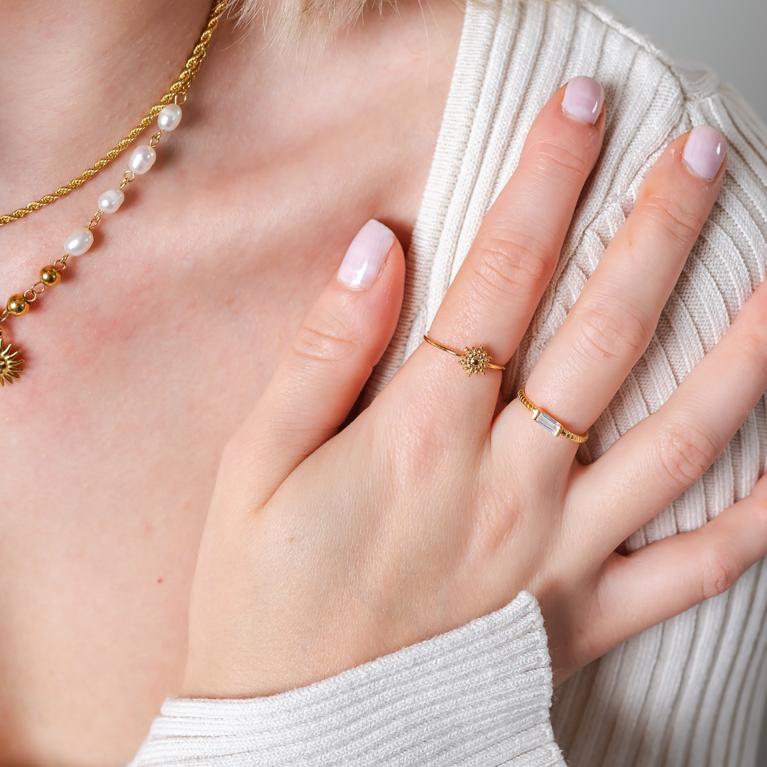 Golden Hour Adjustable Ring