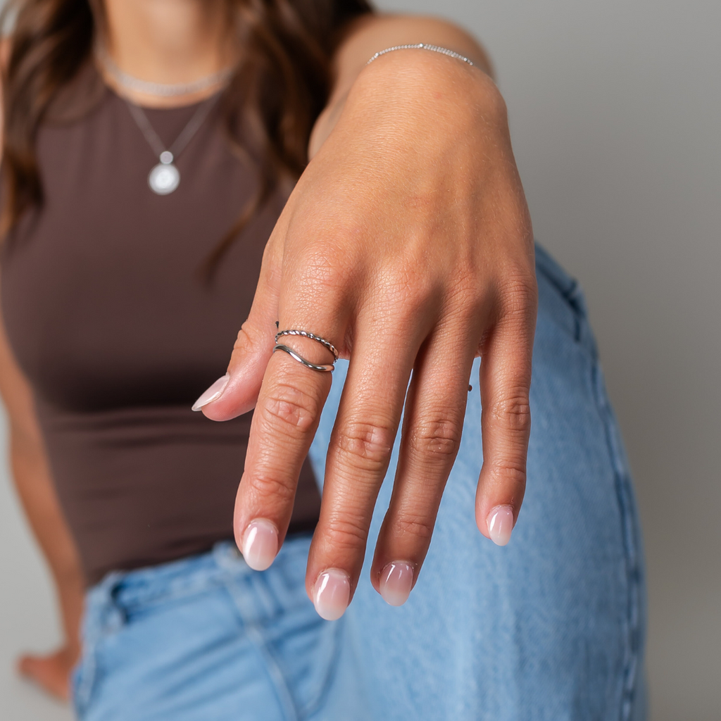 Bague double réglable