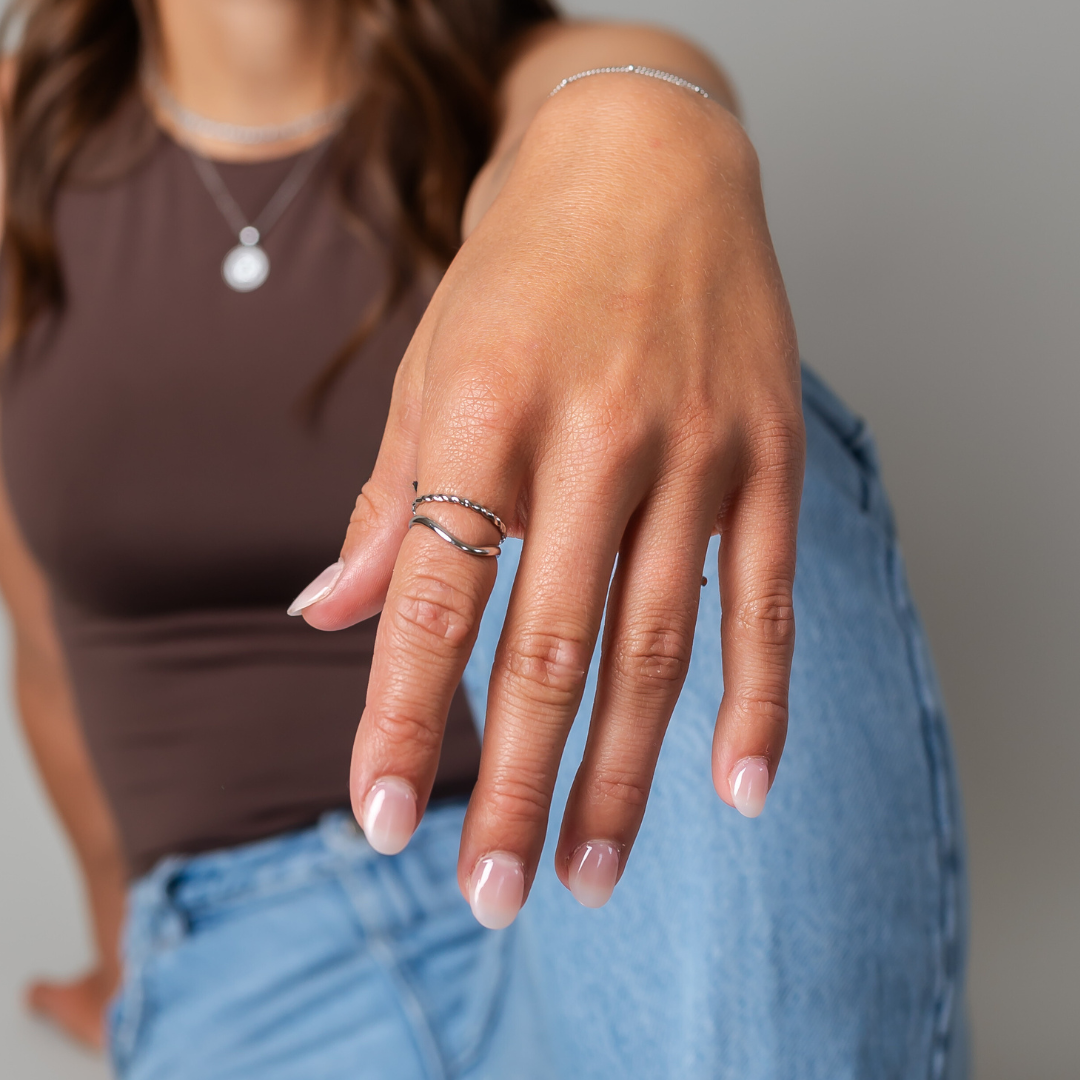 Bague double réglable