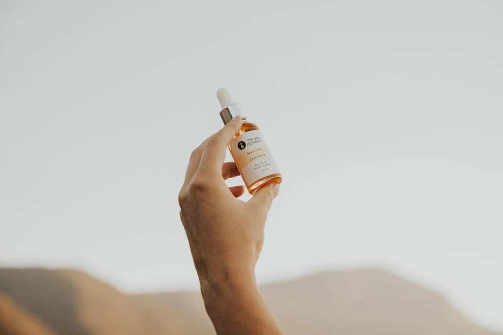 Huile visage au bakuchiol et au calendula bio-rétinol